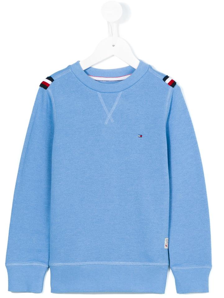 Tommy Hilfiger Junior - Appliqué Sweatshirt - Kids - Cotton/polyester - 3 Yrs, Blue