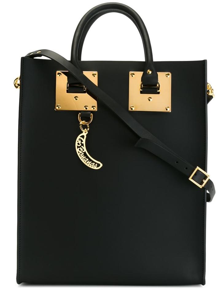 Sophie Hulme Albion Tote, Women's, Black, Calf Leather