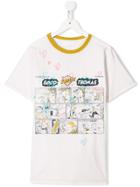 Burberry Kids Teen Comic Strip Print T-shirt - White