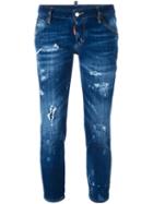 Dsquared2 Deana Jeans, Women's, Size: 42, Blue, Cotton/spandex/elastane