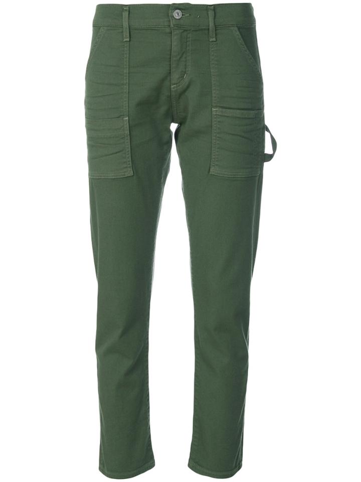Citizens Of Humanity Leah Cropped Cargo Pants - Green