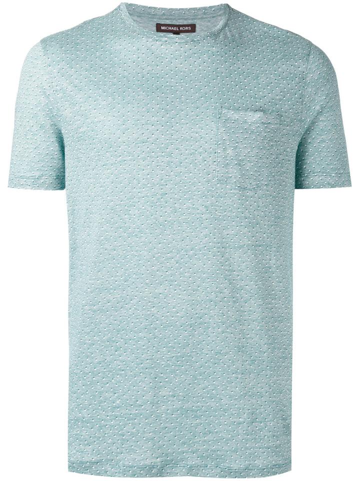 Michael Kors - Classic T-shirt - Men - Cotton/linen/flax - M, Green, Cotton/linen/flax