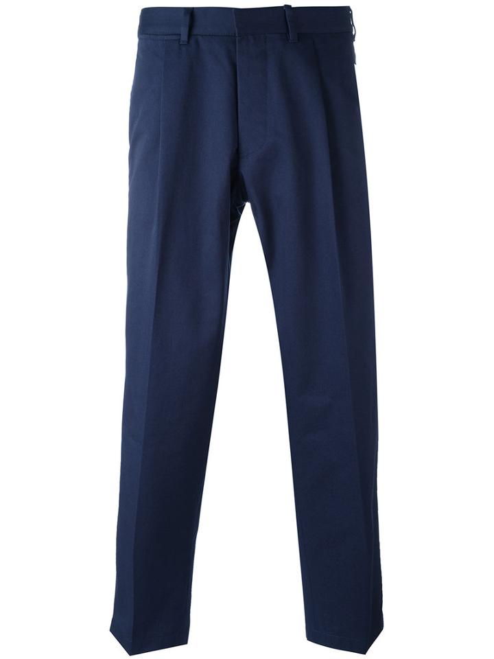 The Gigi - Chino Trousers - Men - Cotton - 48, Blue, Cotton