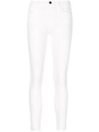 Frame Denim Skinny Jeans, Women's, Size: 25, White, Cotton/polyester/spandex/elastane