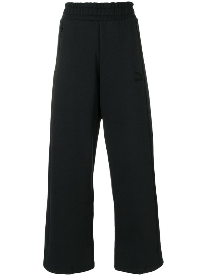 Puma Wide Leg Trousers - Black