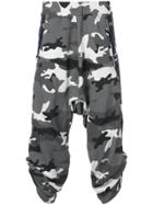 Mostly Heard Rarely Seen Camouflage Crank Trousers - Grey