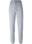Twin-set Studded Heart Track Pants, Women's, Size: Small, Grey, Cotton