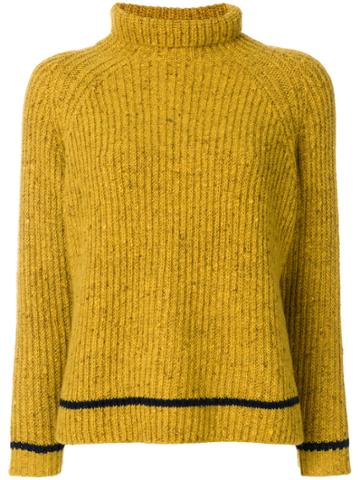 Alyki Turtleneck Jumper - Yellow & Orange