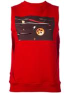 Dust - Sleeveless Printed Top - Women - Cotton - M, Women's, Red, Cotton