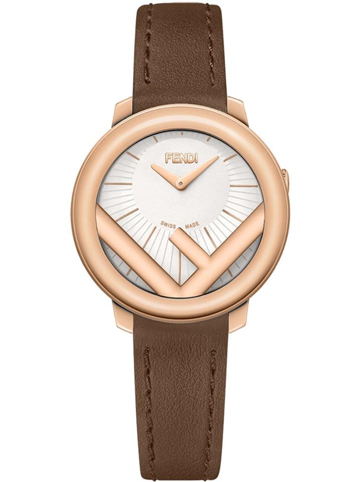 Fendi Watch Runaway Ipr - F0tt3-white+brown