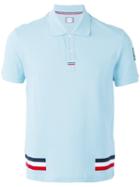 Moncler Gamme Bleu - Tri-colour Stripe Polo Shirt - Men - Cotton - S, Blue, Cotton