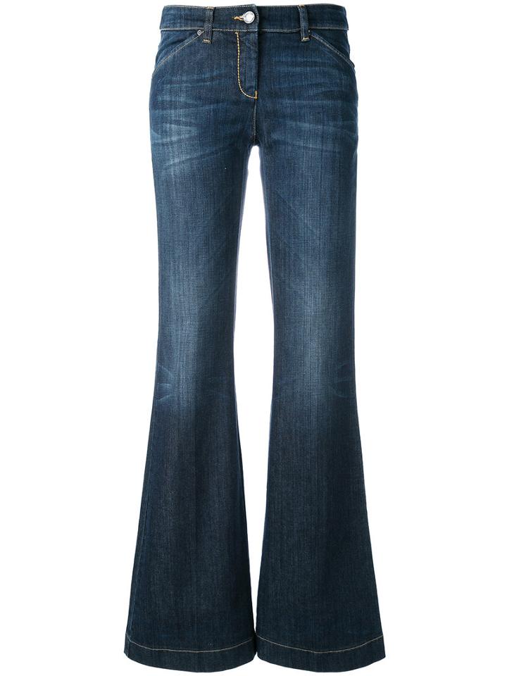 Armani Jeans - Classic Flared Jeans - Women - Cotton/spandex/elastane - 38, Blue, Cotton/spandex/elastane