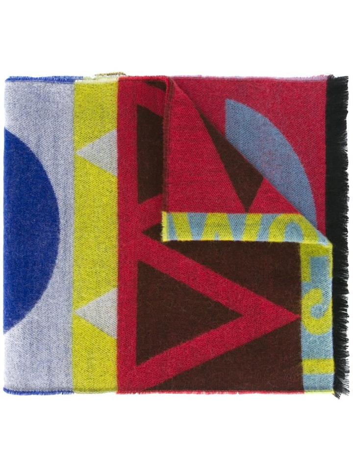 Walter Van Beirendonck Intarsia Scarf, Adult Unisex, Wool