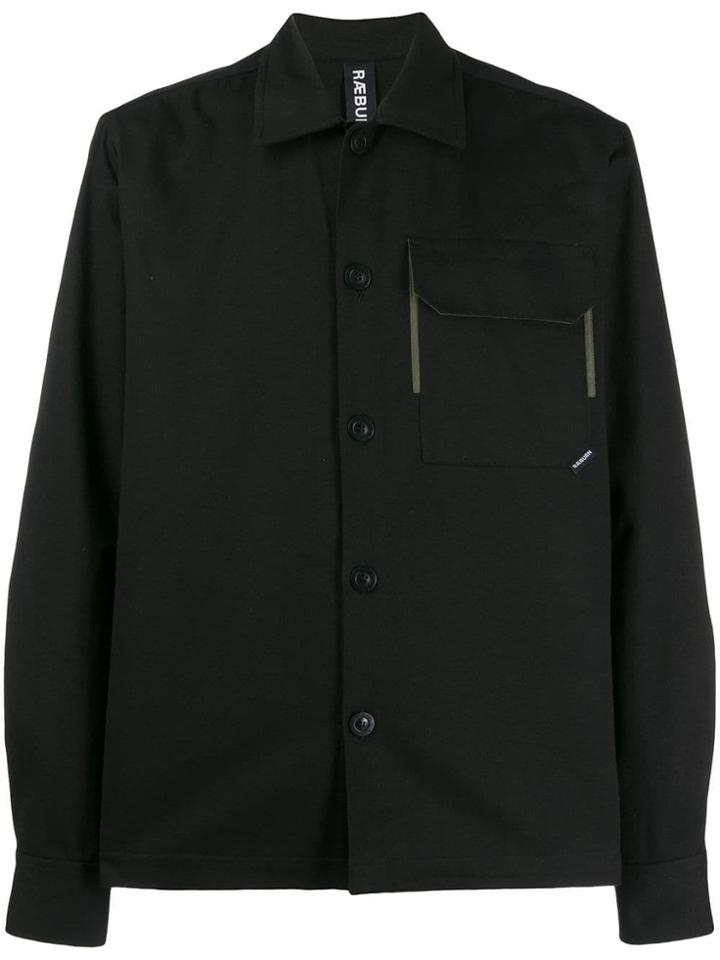 Raeburn Chest Pocket Shirt Jacket - Black