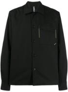 Raeburn Chest Pocket Shirt Jacket - Black