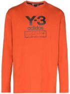 Y-3 Stack Logo Long Sleeve T-shirt - Orange