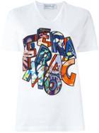 Salvatore Ferragamo Logo Patch T-shirt