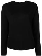 Aspesi Crewneck Knitted Top - Black
