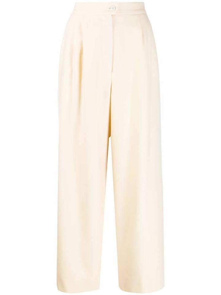 Chanel Pre-owned 1998's Wide Legged Trousers - Neutrals