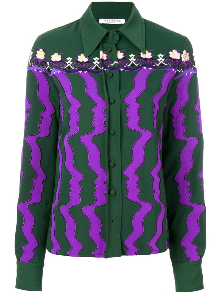 Vivetta Printed Shirt - Green