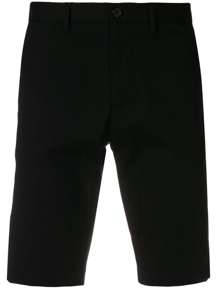 Dolce & Gabbana Tailored Shorts With Logo Band Side Panels - Black