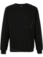 3.1 Phillip Lim Contrast Stitch Detail Sweatshirt - Black