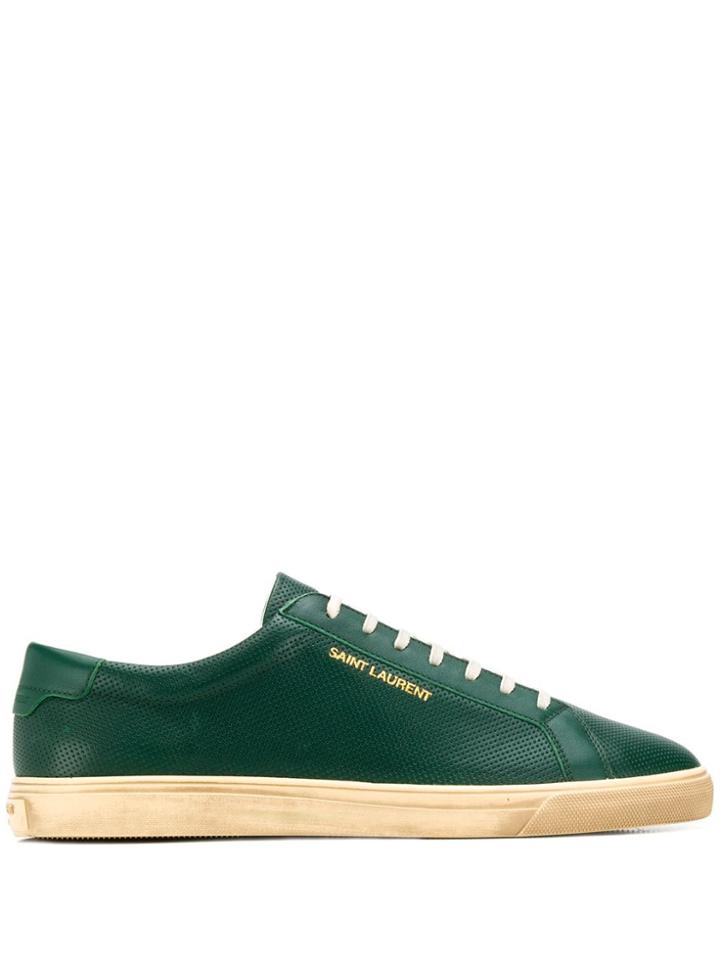 Saint Laurent Andy Sneakers - Green