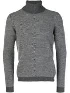 Zanone Roll Neck Sweater - Grey