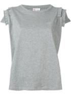 Red Valentino Frill Appliqué T-shirt