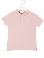 Burberry Kids - Logo Polo Shirt - Kids - Cotton - 6 Yrs, Pink/purple