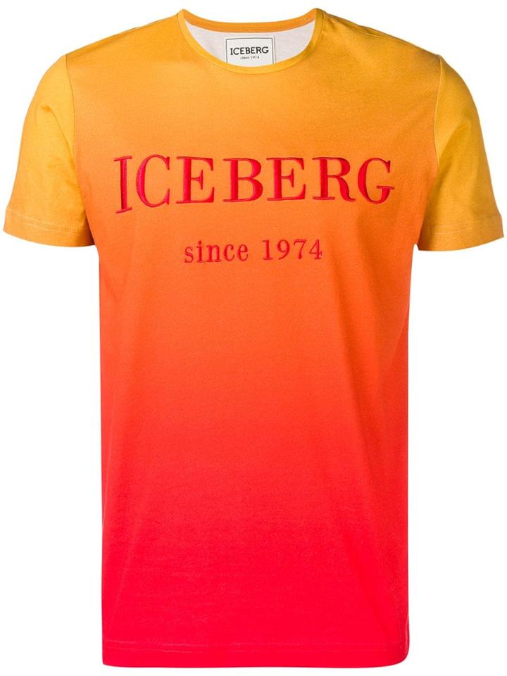 Iceberg Orange Logo T-shirt