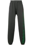 Aries Logo Print Track Trousers - Grey