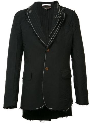 Comme Des Garçons Homme Plus Oxford Jacket, Men's, Size: Medium, Black, Polyester/cupro