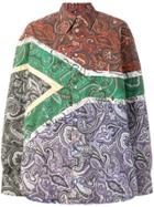 Y / Project Paisley Print Shirt - Orange