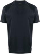 Z Zegna Short-sleeve Fitted T-shirt - Blue