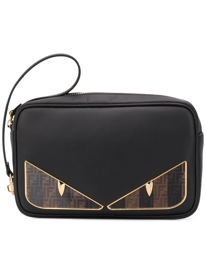Fendi Bag Bugs Wash Bag - Black