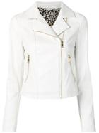 Liu Jo Classic Biker Jacket - White