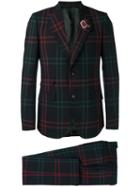Gucci - Checked Two Piece Suit - Men - Cupro/viscose/wool - 48, Black, Cupro/viscose/wool