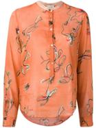 Forte Forte Floral Print Shirt - Orange