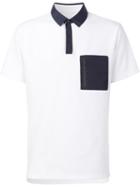Aztech Mountain 'maroon Creek' Polo Shirt, Size: Medium, White, Cotton/elastodiene/polyester