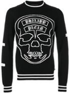 Philipp Plein - Logo Skull Jumper - Men - Wool Felt - M, Black, Wool Felt