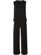 Norma Kamali Kamalilikulture X Norma Kamali Wide Leg Jumpsuit, Women's, Size: Xs, Black, Spandex/elastane/polyester