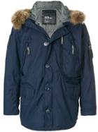 Alpha Industries Fur Trim Parka - Blue