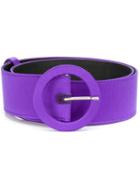 Attico Rounded Buckle Belt - Purple