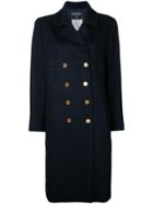 Chanel Vintage Double Breasted Peacoat - Blue