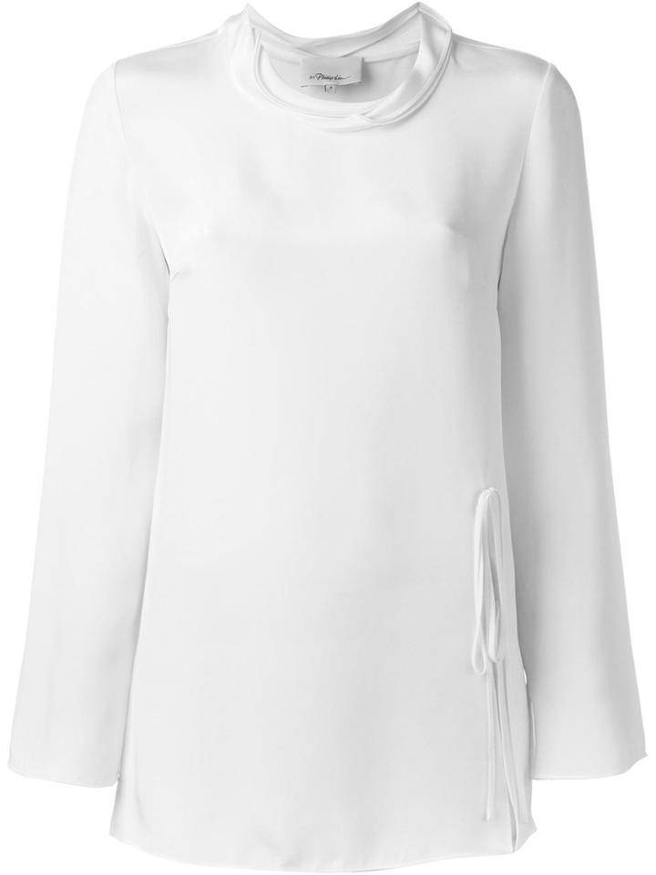 3.1 Phillip Lim Cowl Neck Blouse - White