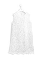 Dolce & Gabbana Kids Lace Shift Dress, Toddler Girl's, Size: 5 Yrs, White