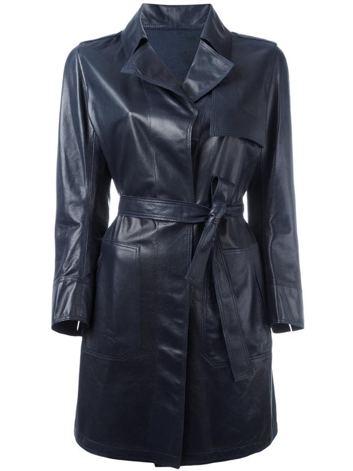 Sylvie Schimmel Belted Coat - Blue