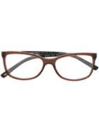 Dolce & Gabbana Rectangular Frame Glasses, Brown, Acetate/metal