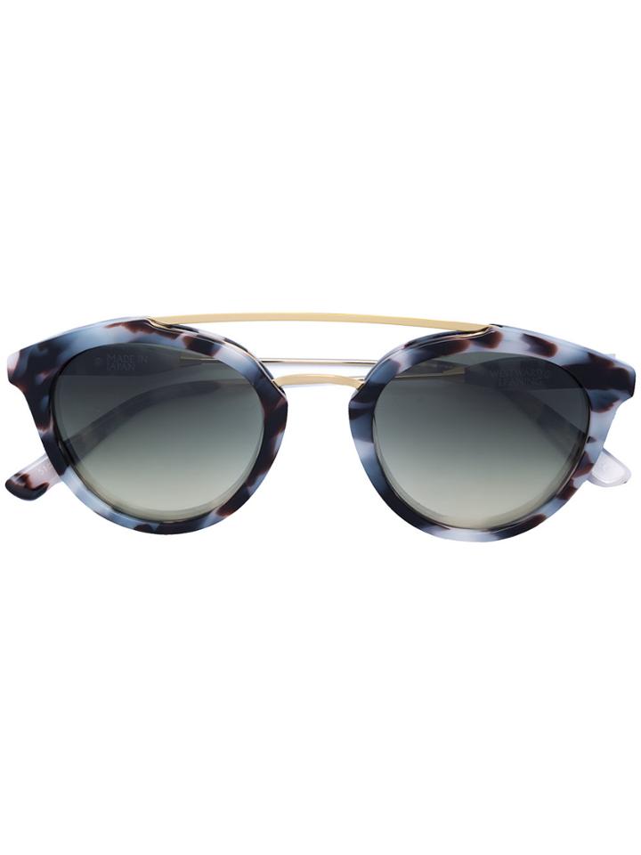 Westward Leaning Double Bridge 01 Sunglasses - Grey